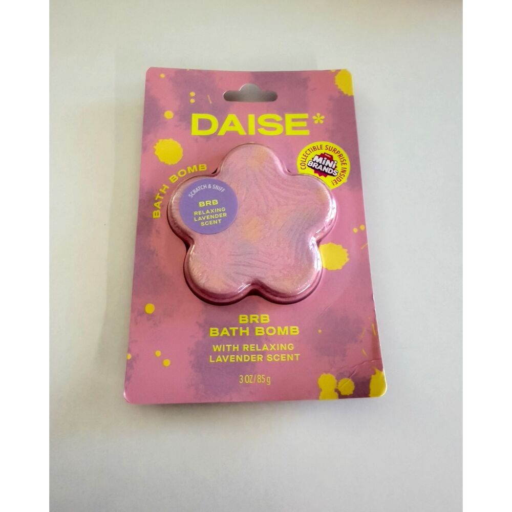 Daise BRB Bath Bomb Lavender Pink 3 oz NEW Bath Body Self Care Gift